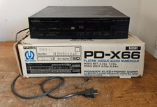 Pioneer PD-X66 Compact Disc CD Audio Player Good Cond Working Instructions Boxed