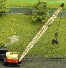 Ruston Bucyrus 19RB Dragline demolition Crane E25ab UNPAINTED N Gauge Scale Kit
