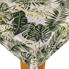 Jungle Leaves Green PVC Vinyl