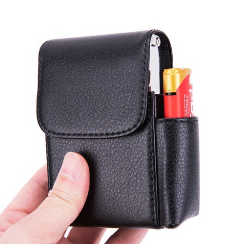 Cigarette box lighter holder - box,