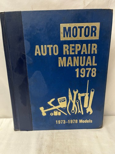 Motor auto repair manual 1978 - repair,