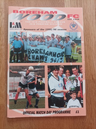 1995 boreham wood v - boreham,
