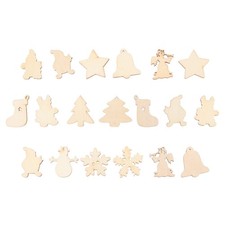  50 Pcs Tree Trunk Slices Wood