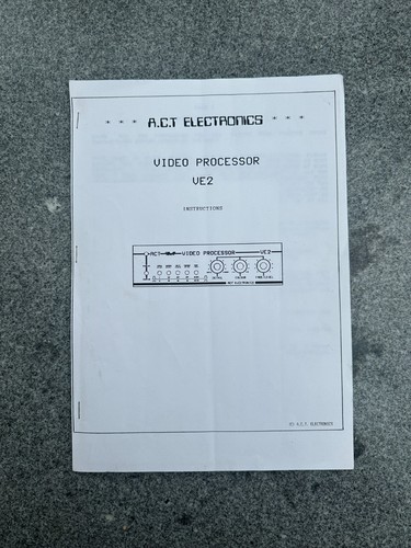 Act electronics operating - electronics,