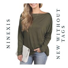 NINEXIS BOAT NECK LONG SLEEVE