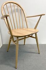 Ercol Windsor Upholstered Dining Chair With Arms│Oak On Ash│Choice On Colours