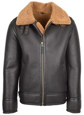 Mens sheepskin leather - leather, jacket