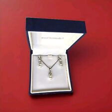 Costume Jewellery Necklaces & Pendants: Paul Kennedy Silver Necklace & Earrings.