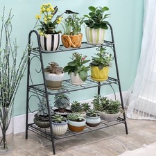 3Tier Metal Plant Stand Garden