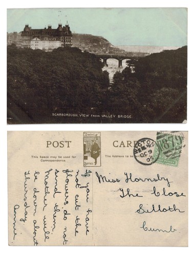 Vintage postcard scarborough - vintage,