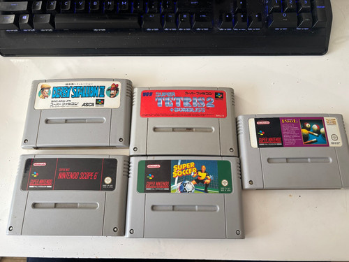 Snes games bundle - games, x5