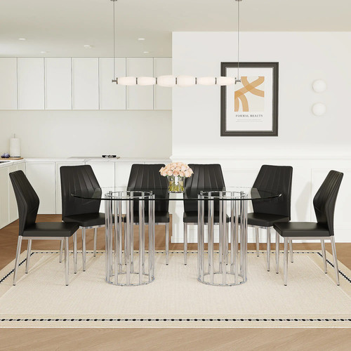 Piece oval tempered - oval, glass