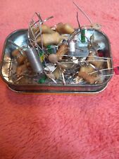 JOB LOT OF  SILVER MICA MIXED VINTAGE CAPACITOR