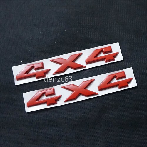 Matte new red 4x4 metal - 2x,