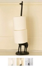 Cast Iron Giraffe Toilet Roll