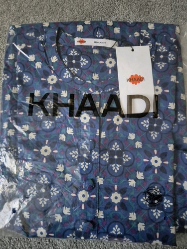 New khaadi blue kurta kameez - blue,