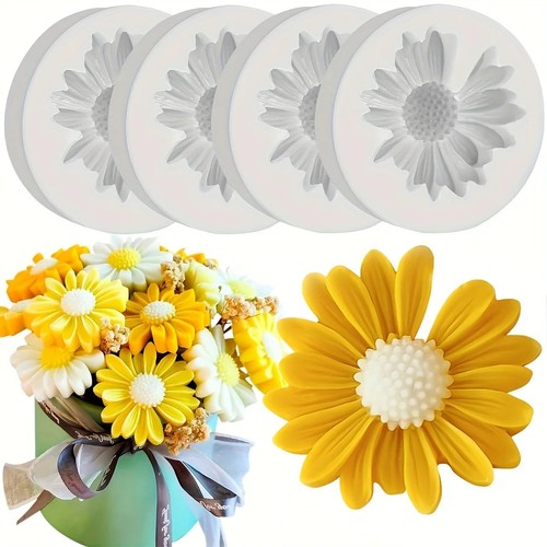 Daisy flower silicone - flower, candle