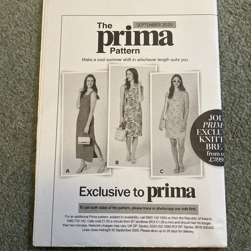Prima sewing pattern shift - prima,