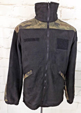 Polish Army Camouflage and Black Fleece Tactical Jacket Size X-Large
