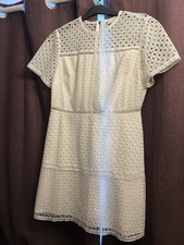 Ted Baker White Lace Dress Size 5 UK 16