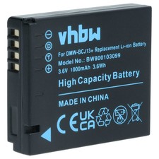 Battery for Panasonic Lumix DMC-LX7 DMC-LX5 DMW-BCM13 1000mAh