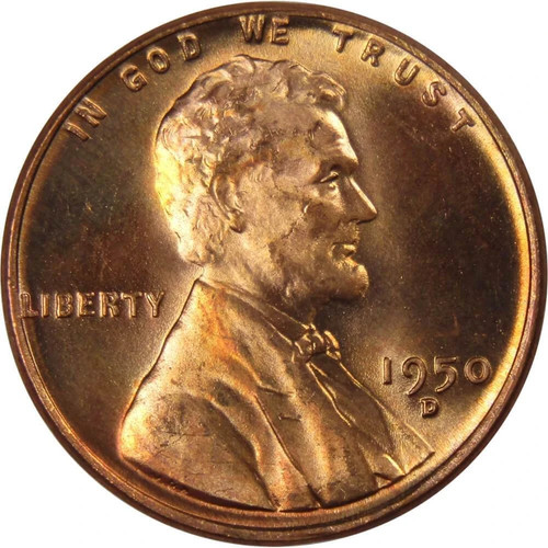 1950 d lincoln wheat - 1950,