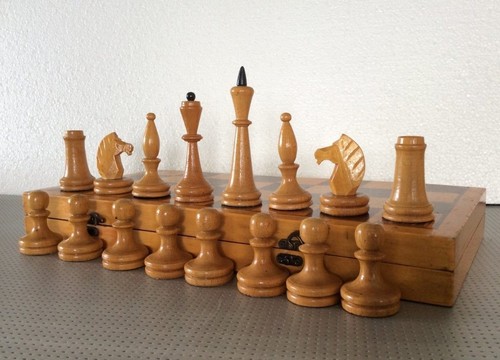 Russian big wooden chess - russian,