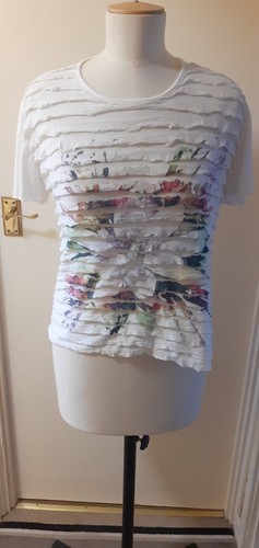 Afibel white floral cut away - afibel,