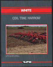 WHITE "Coil Tine Harrow" Brochure Leaflet