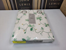 John Lewis Oxalisa Pair Lined Eyelet Curtains, Celery, W167 x Drop 137cm