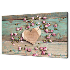 Shabby Chic Heart and Rose