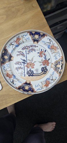 Antique davenport imari style - antique,