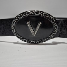 Black Patent Leather Belt