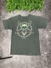 Vintage Y2K Goth Emo Punk Girl Thrashed Metal Band Tee T Shirt Sz M USA