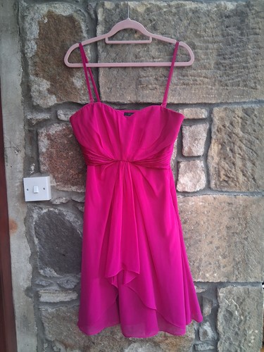 Coast hot pink ruffle cocktail - coast,
