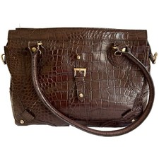 Etienne Aigner Croc Embossed Leather Purse