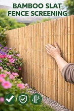 Heavy duty bamboo fence - duty,