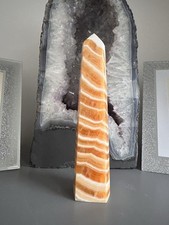 Large Banded Yellow Calcite