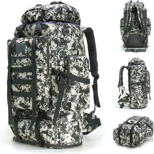 100l waterproof molle rucksack - 100l,