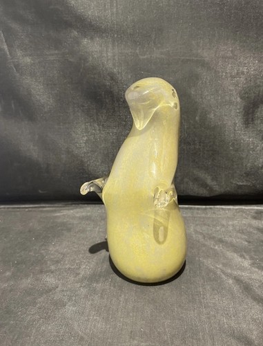 Glass otter ornament - otter,