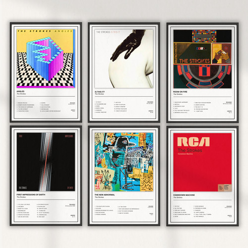 The strokes album print poster - print,