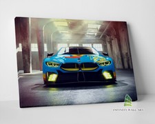 Colourful BMW Canvas Art Wall