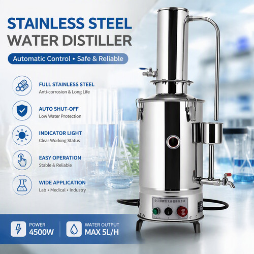 Stainless steel - 5l/h,
