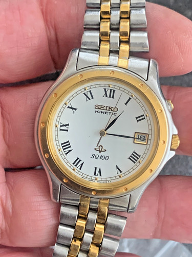 Seiko mans kinetic day - kinetic, date