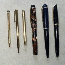 Job Lot Of Pens Eversharp Skyliner & Kingwood Plus Rolled Gold Life Long Pencil