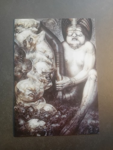 Giger art postcard - giger, postcard,