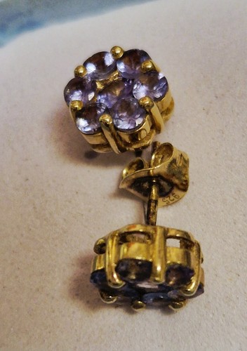 Tanzanite 75ct stud earrings - tanzanite, 1.75ct