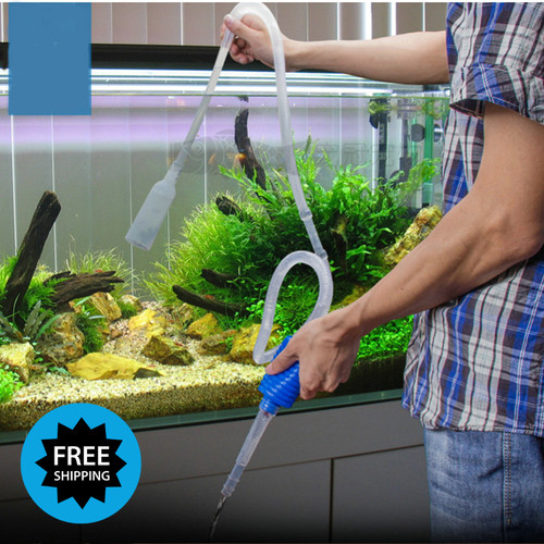 Aquarium siphon vacuum gravel - siphon,