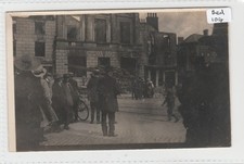 LUTON Bedfordshire  People looking at the Town Hall after the Riot of 1919  RP