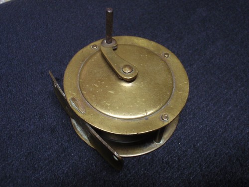 Vintage all brass crank wind